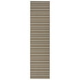thumbnail image 1 of Garland Rug Nantucket Stripe Earth Tone Indoor Runner Rug, 3' x 12', 1 of 6