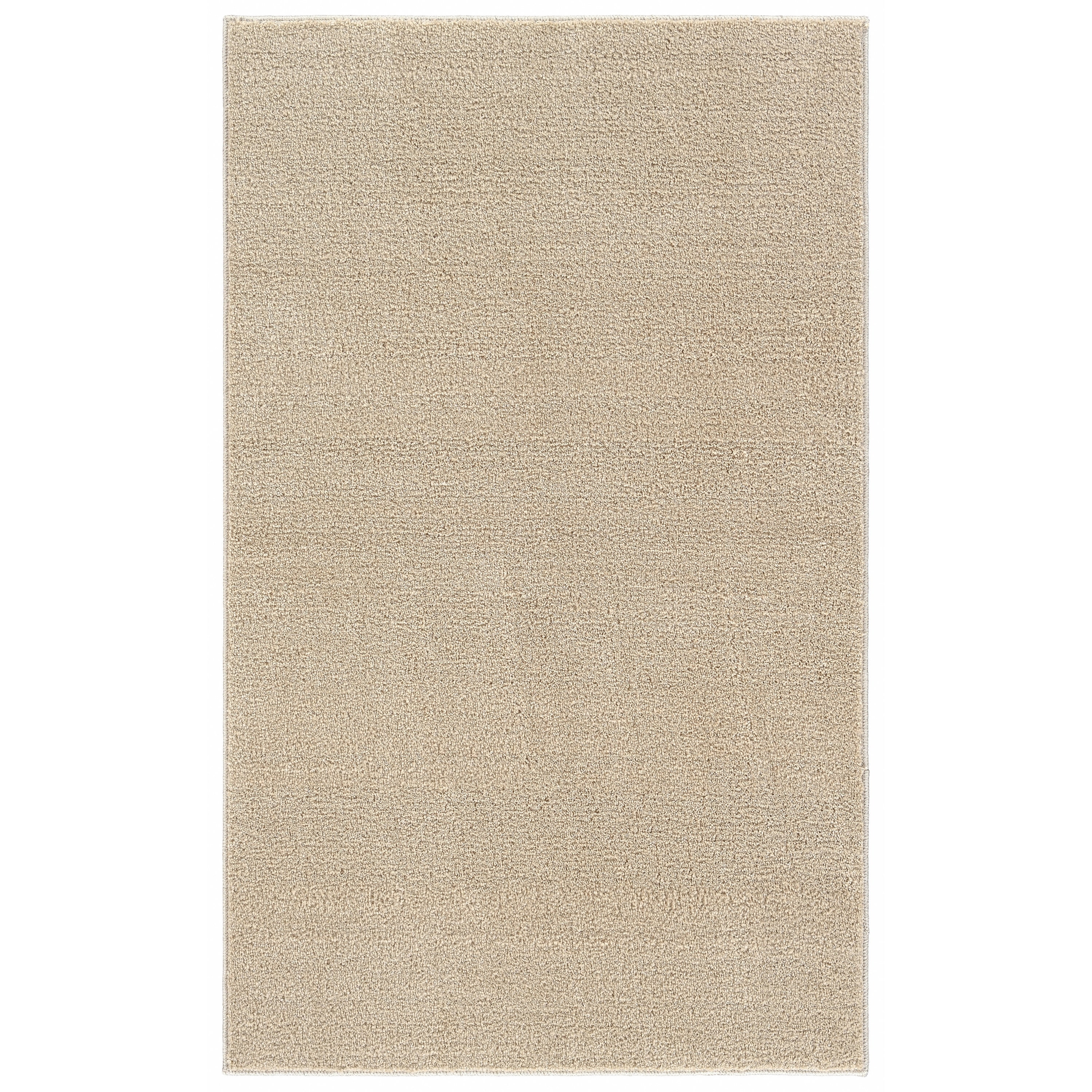 Garland Rug Palmer Plush Washable Champagne Indoor Area Rug, 3' x 5'