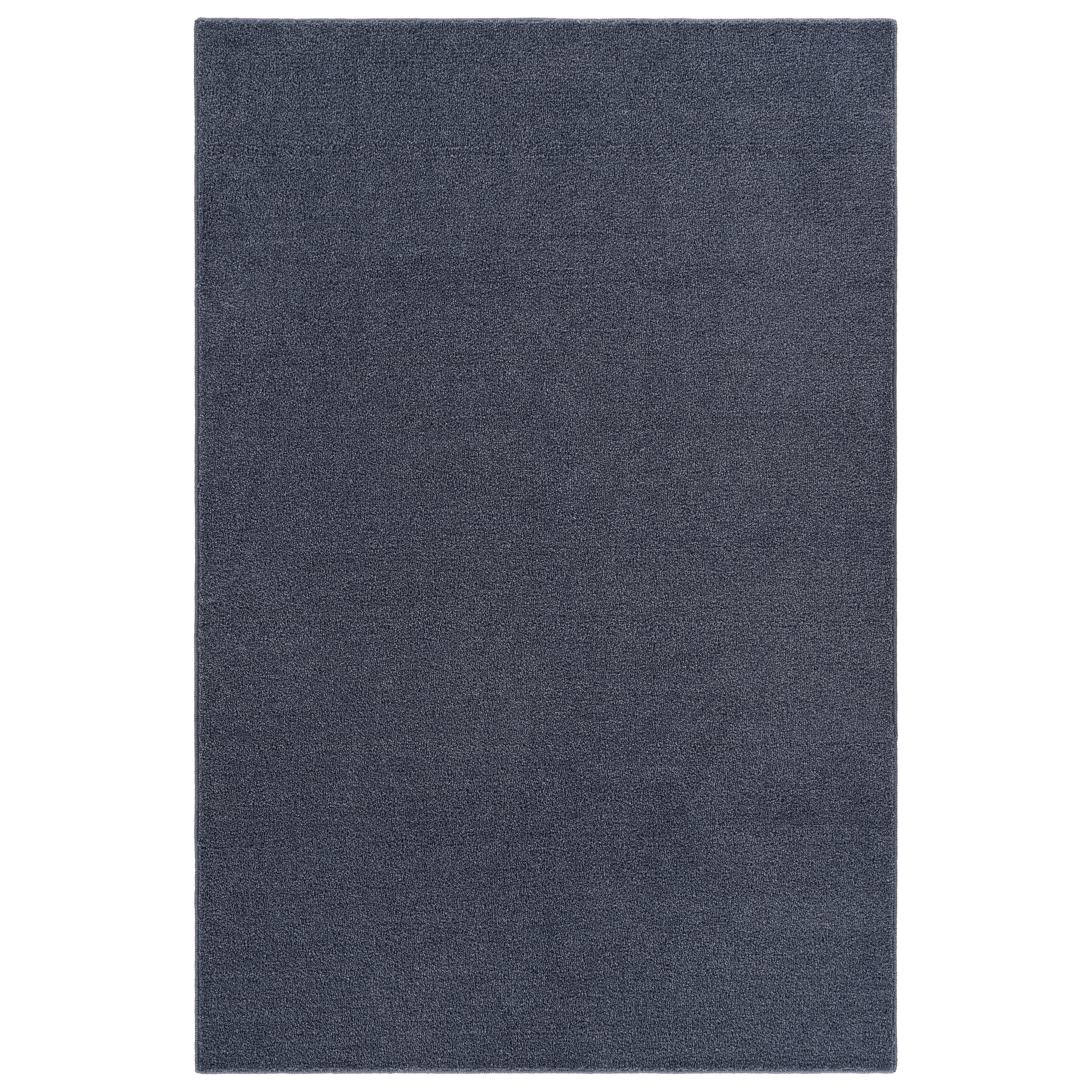 Garland Rug Palmer Plush Washable Slate Blue Indoor Area Rug, 4' x 6'