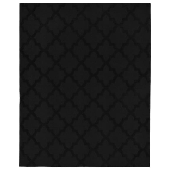 Garland Rug Quatro Polypropylene Black Indoor Area Rug, 12' x 15'