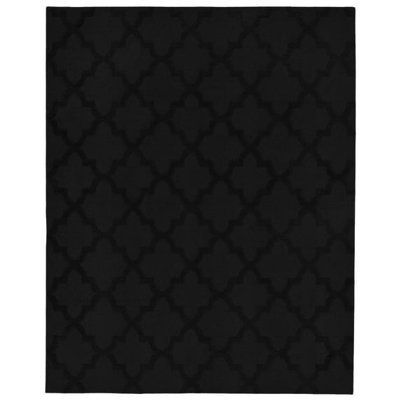 Garland Rug Quatro Polypropylene Black Indoor Area Rug, 12' x 15'