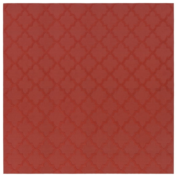 Garland Rug Quatro Polypropylene Chili Red Indoor Area Rug, 12' x 12'