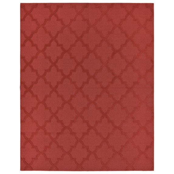 Garland Rug Quatro Polypropylene Chili Red Indoor Area Rug, 12' x 15'