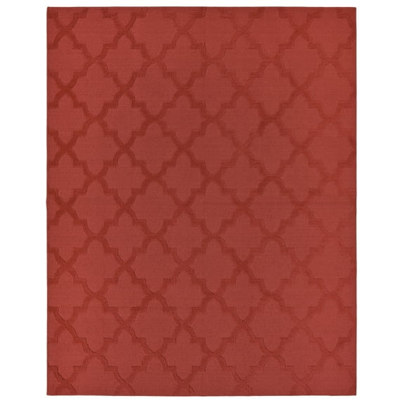 Garland Rug Quatro Polypropylene Chili Red Indoor Area Rug, 7'6" x 9'6"