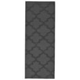 thumbnail image 1 of Garland Rug Quatro Polypropylene Cinder Gray Indoor Runner Rug, 3' x 8', 1 of 6