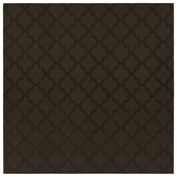 Garland Rug Quatro Polypropylene Mocha Indoor Area Rug, 12' x 12'