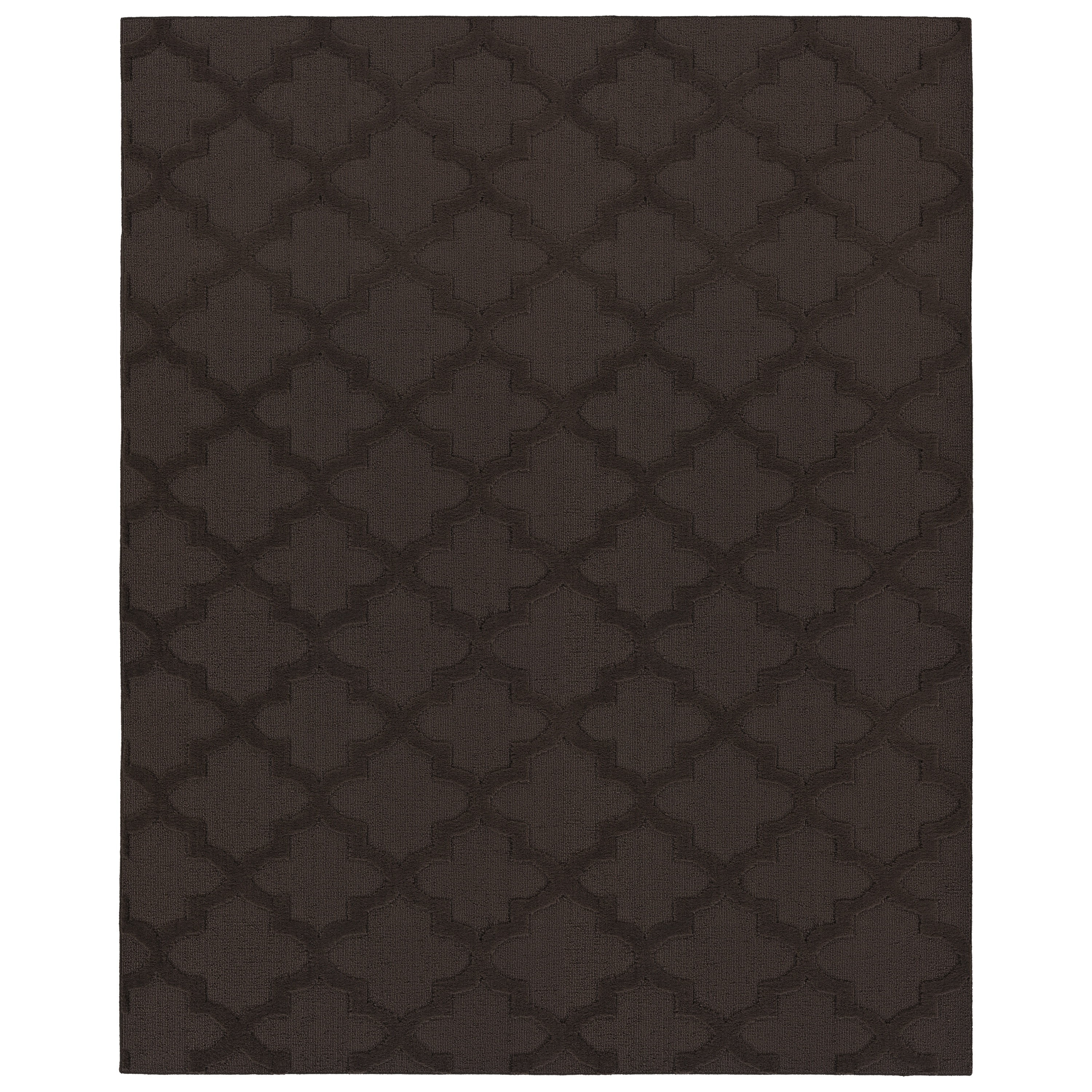 Garland Rug Quatro Polypropylene Mocha Indoor Area Rug, 12' x 15'