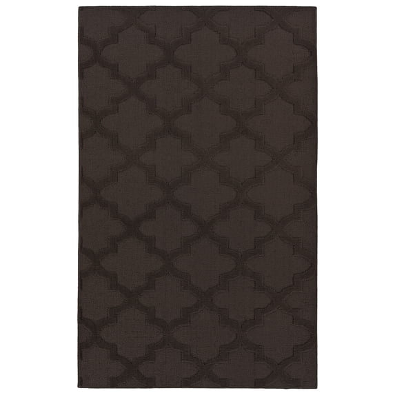 Garland Rug Quatro Polypropylene Mocha Indoor Area Rug, 8' x 10'