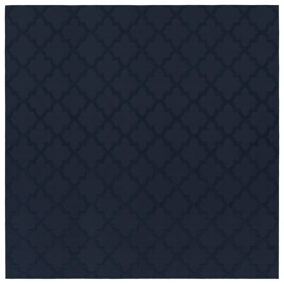 Garland Rug Quatro Polypropylene Navy Indoor Area Rug, 12' x 12'