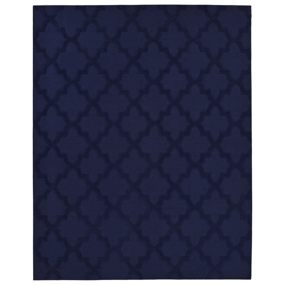 Garland Rug Quatro Polypropylene Navy Indoor Area Rug, 12' x 15'