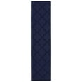 thumbnail image 1 of Garland Rug Quatro Polypropylene Navy Indoor Runner Rug, 3' x 12', 1 of 6