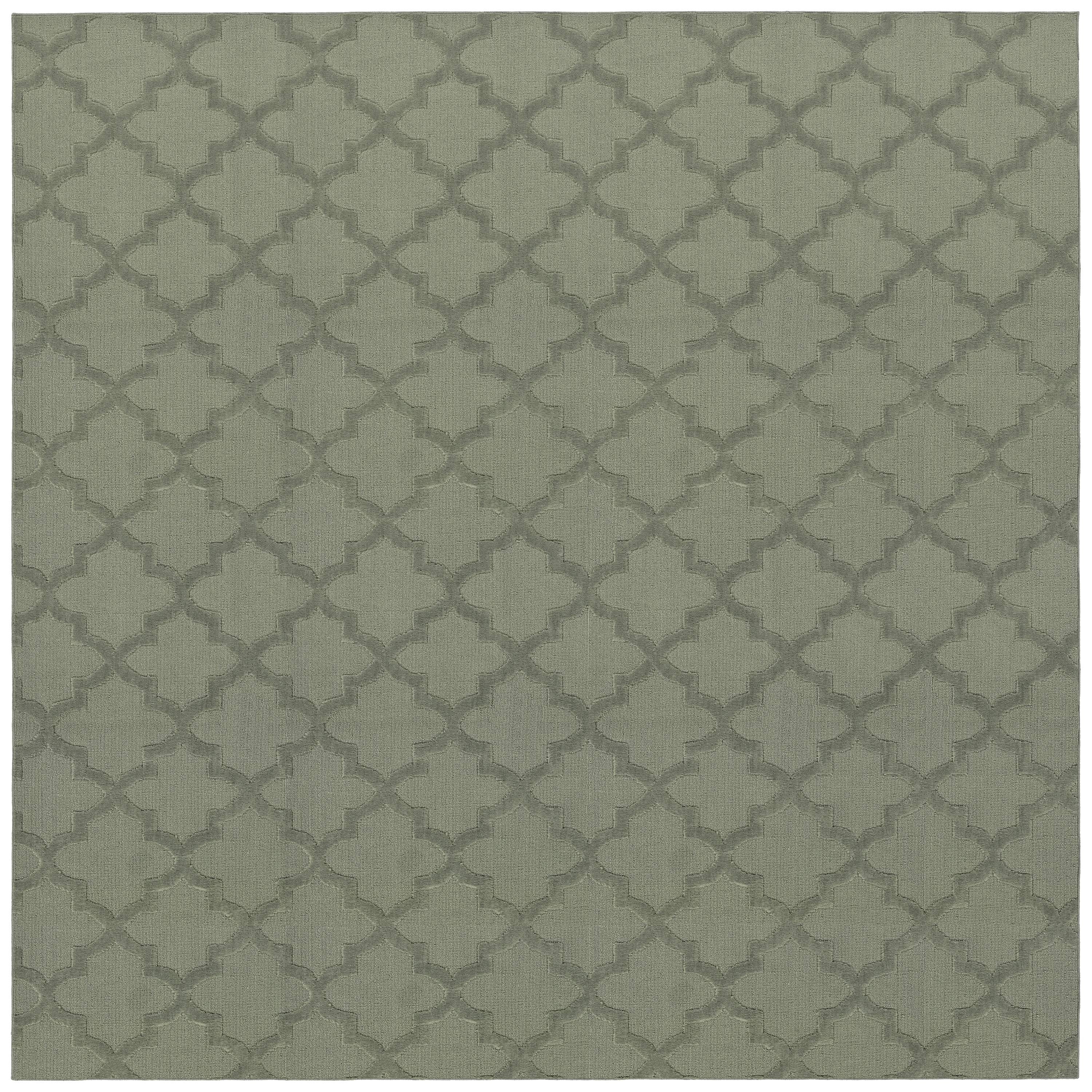 Garland Rug Quatro Polypropylene Sage Indoor Area Rug, 12' x 12'