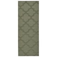 thumbnail image 1 of Garland Rug Quatro Polypropylene Sage Indoor Runner Rug, 3' x 8', 1 of 6