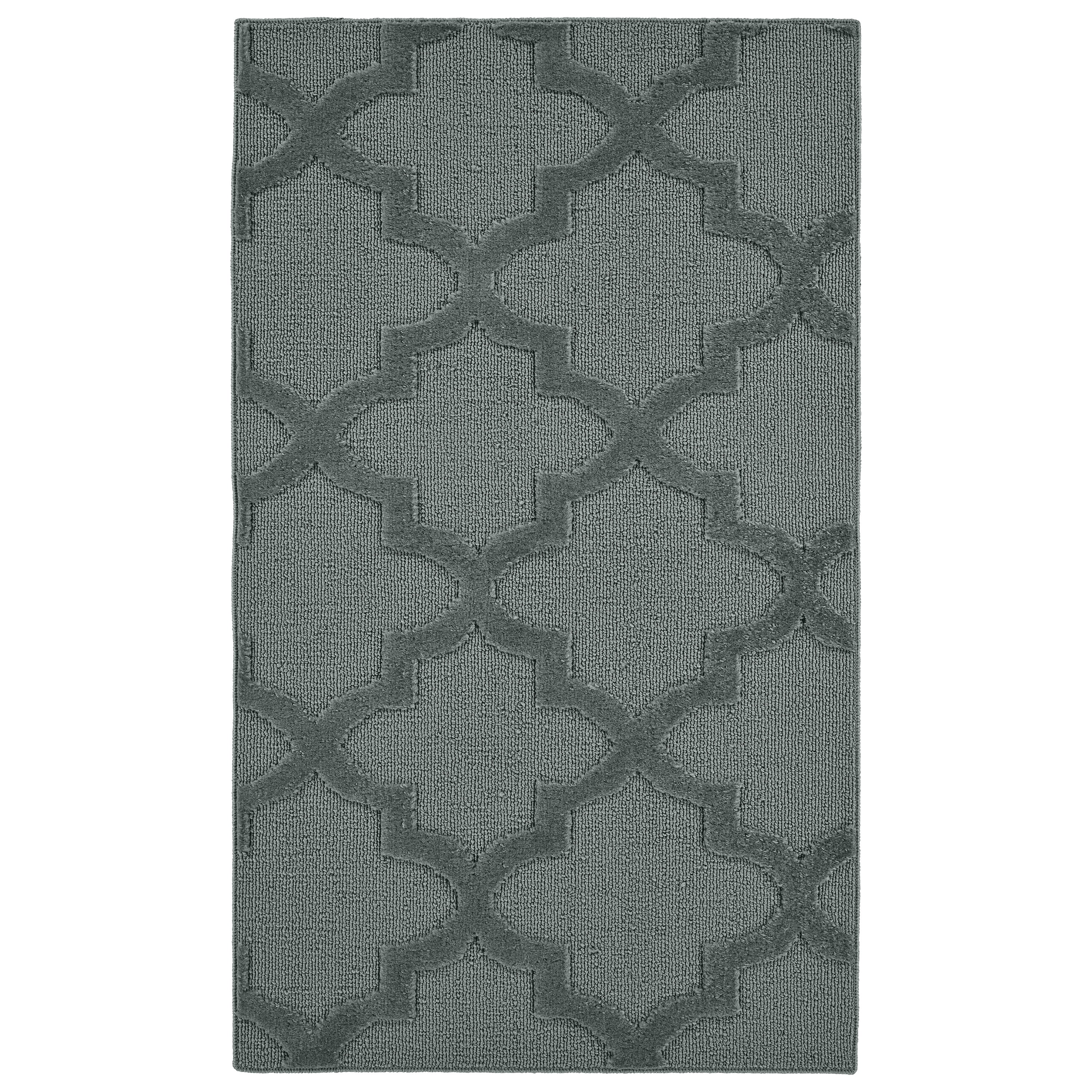 Garland Rug Quatro Polypropylene Sea Foam Indoor Area Rug, 3' x 5'