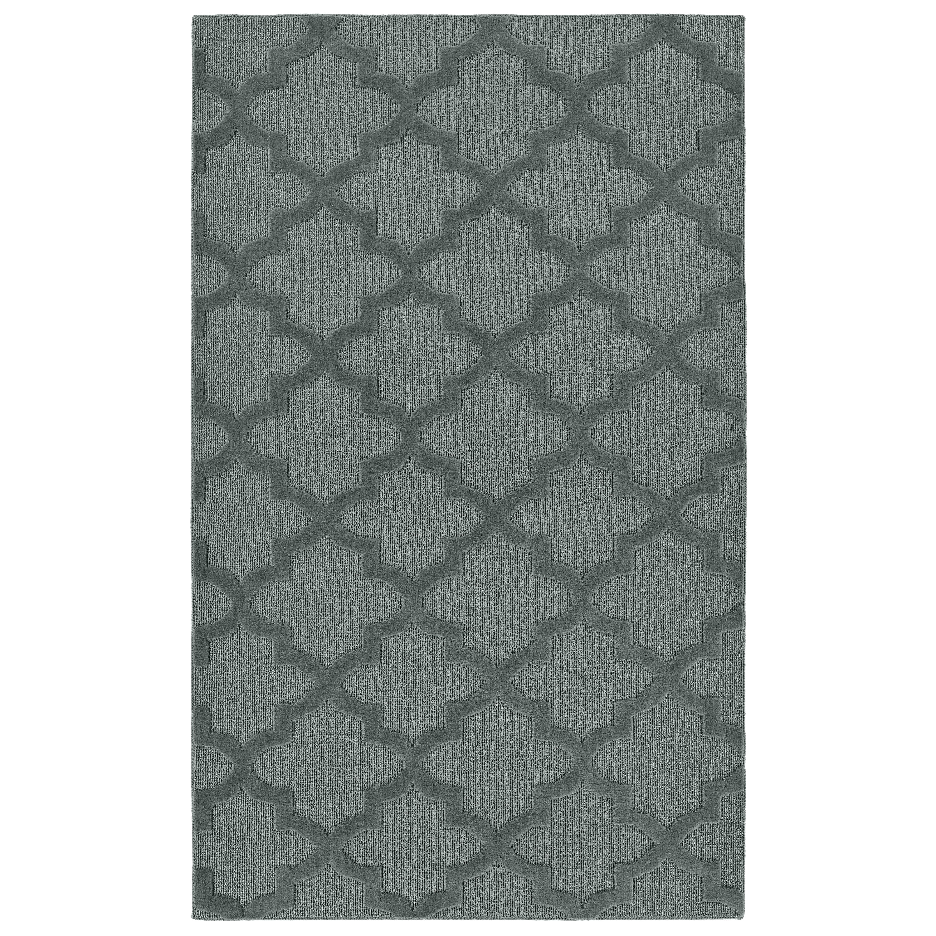 Garland Rug Quatro Polypropylene Sea Foam Indoor Area Rug, 7'6" x 9'6"