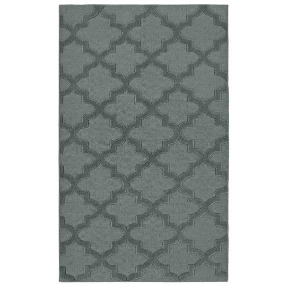 Garland Rug Quatro Polypropylene Sea Foam Indoor Area Rug, 8' x 10'