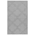 thumbnail image 1 of Garland Rug Quatro Polypropylene Silver Indoor Area Rug, 3' x 5', 1 of 7