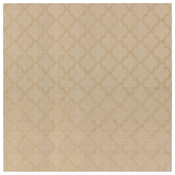 Garland Rug Quatro Polypropylene Tan Indoor Area Rug, 12' x 12'