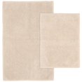 thumbnail image 1 of Garland Rug Queen Cotton Washable Bath Rug Set, 2 Piece Set (17"x24" Bath Rug, & 21"x34" Bath Rug) Natural, 1 of 5