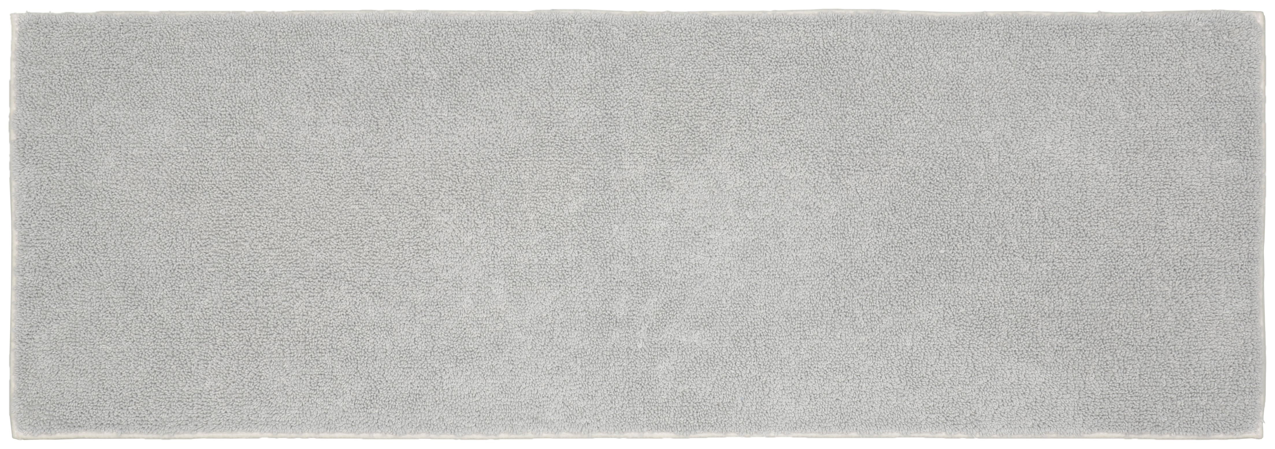 Garland Rug Queen Cotton Washable Platinum Gray Bath Runner, 22" x 60"