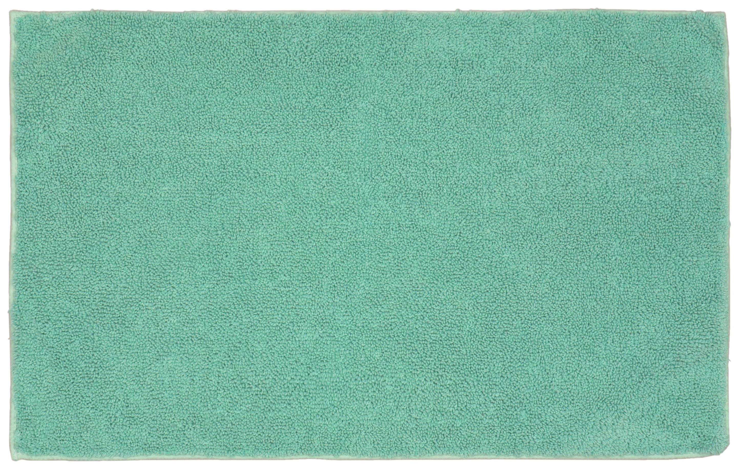 Garland Rug Queen Cotton Washable Sea Foam Bath Rug, 24" x 40"