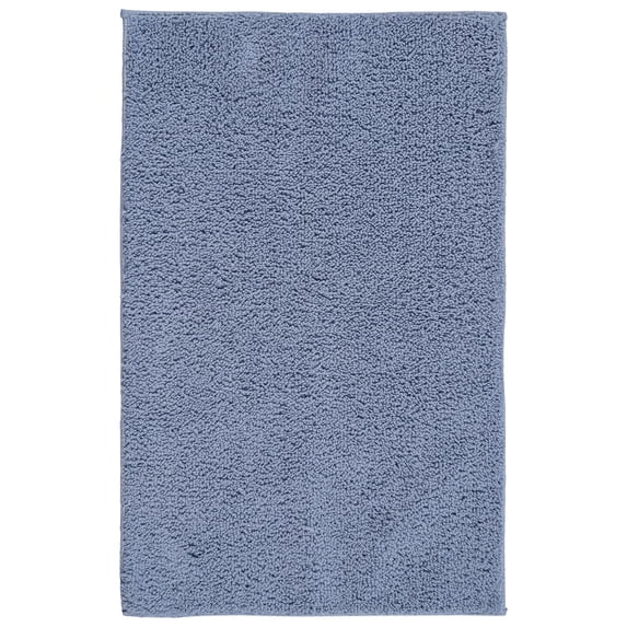 Garland Rug Queen Cotton Washable Sky Blue Bath Rug, 24" x 40"