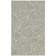 thumbnail image 1 of Garland Rug Rhapsody Polyproylene Silver/Ivory Indoor Accent Rug, 30" x 46", 1 of 5