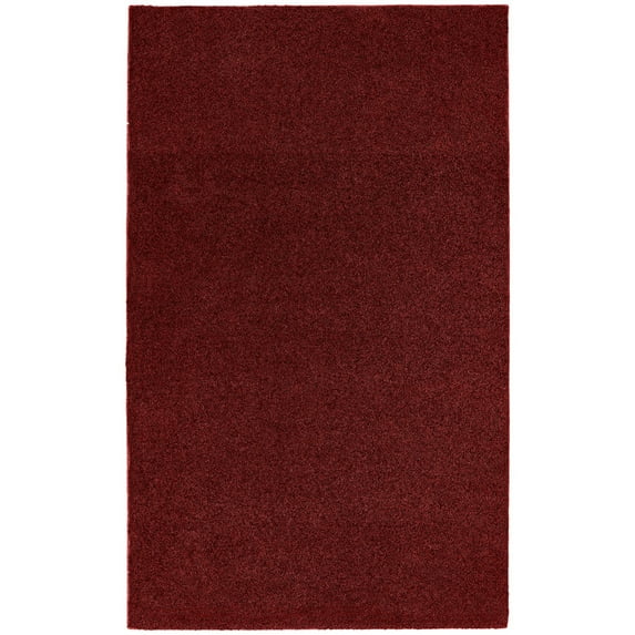 Garland Rug Room Size Washable Nylon Burgundy Bathroom Carpet, 5' x 6'