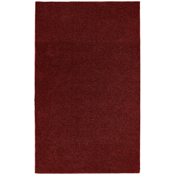 Garland Rug Room Size Washable Nylon Burgundy Bathroom Carpet, 5' x 8'