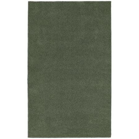 Garland Rug Room Size Washable Nylon Deep Fern Bathroom Carpet, 5' x 8'