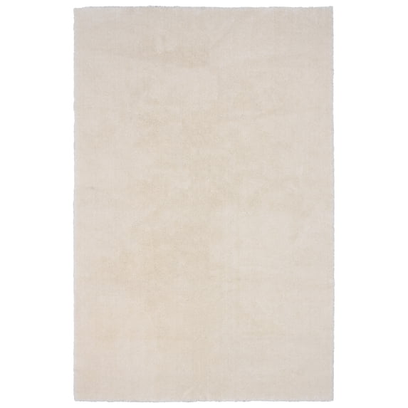 Garland Rug Room Size Washable Nylon Ivory Bathroom Carpet, 6' x 9'
