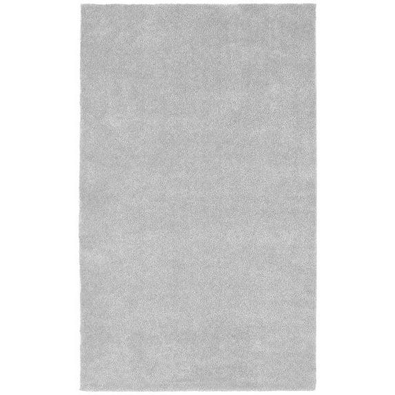 Garland Rug Room Size Washable Nylon Platinum Gray Bathroom Carpet, 5' x 8'