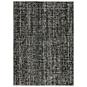 Garland Rug Rumba Black/Earth Tone Indoor Area Rug, 5' x 7'