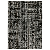 Garland Rug Rumba Black/Earth Tone Indoor Area Rug, 5' x 7'