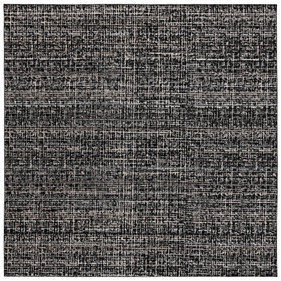 Garland Rug Rumba Polypropylene Black/Earth Tone Square Indoor Area Rug, 12' x 12'
