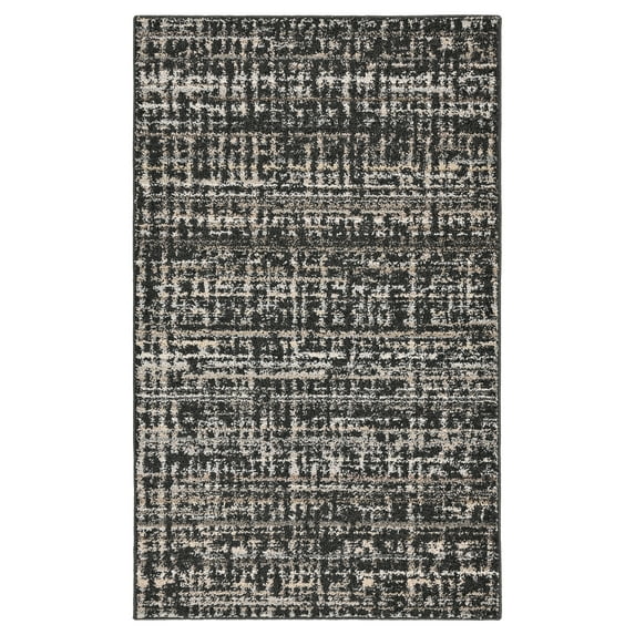 Garland Rug Rumba Cinder Gray/Earth Tone Indoor Area Rug, 3' x 5'