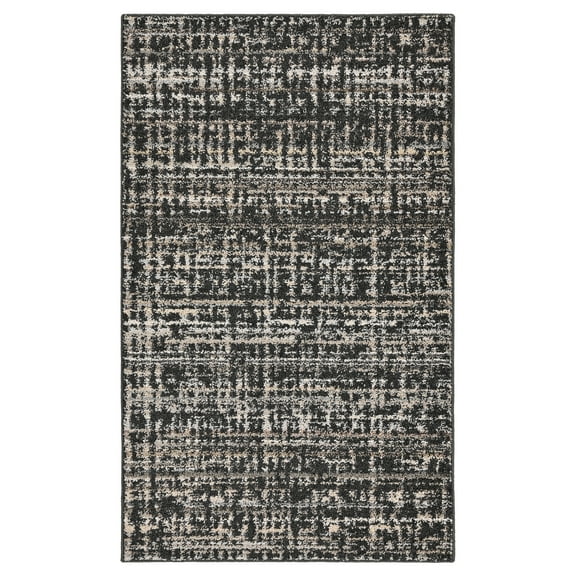 Garland Rug Rumba Cinder Gray/Earth Tone Indoor Area Rug, 3' x 5'