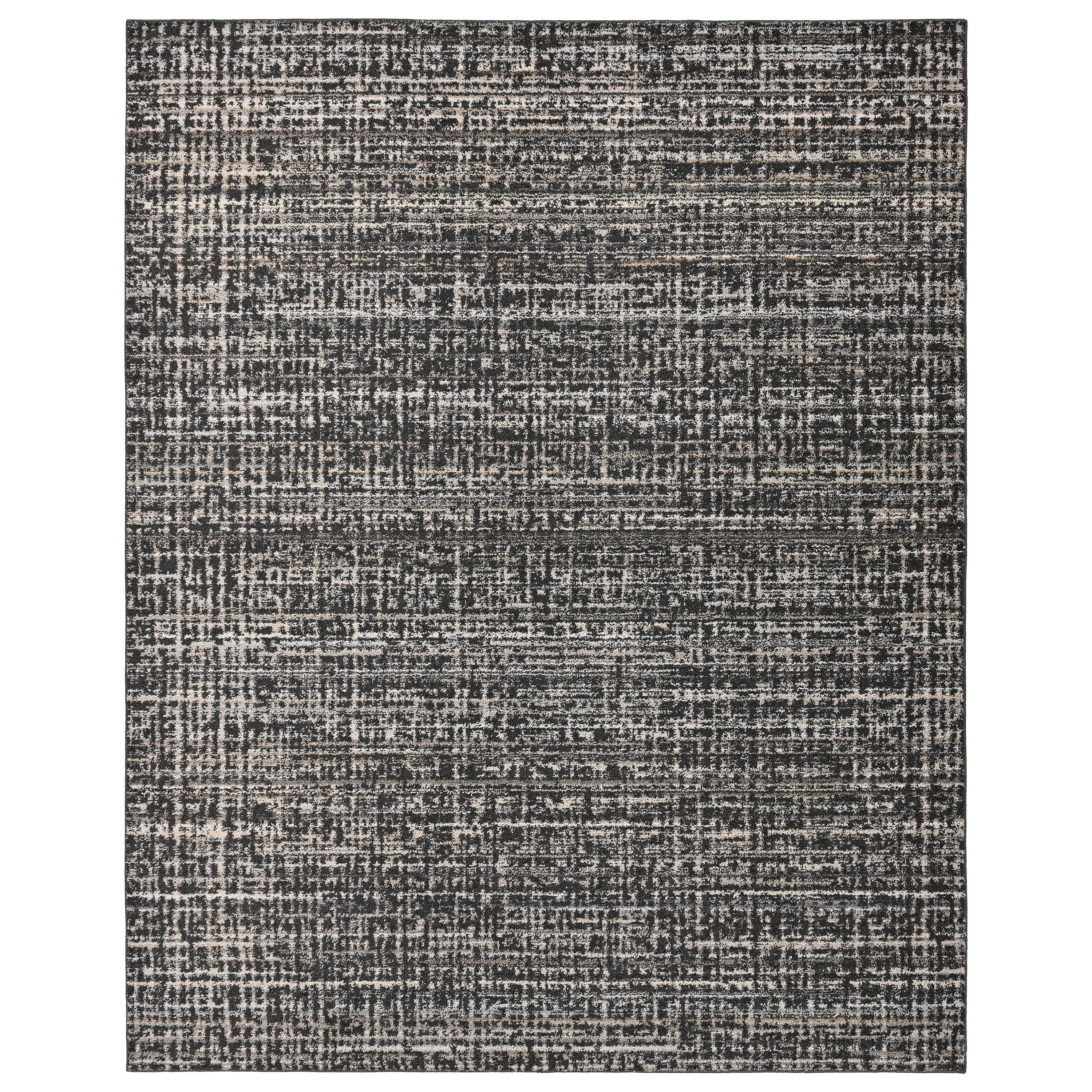 Garland Rug Rumba Cinder Gray/Earth Tone Indoor Area Rug, 9' x 12'