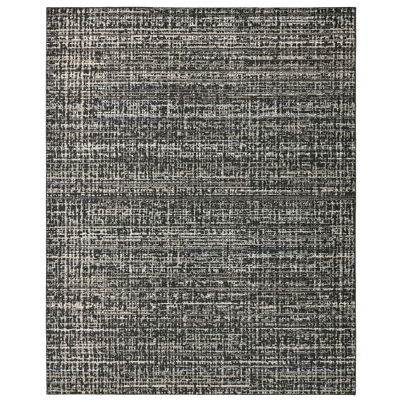 Garland Rug Rumba Cinder Gray/Earth Tone Indoor Area Rug, 9' x 12'