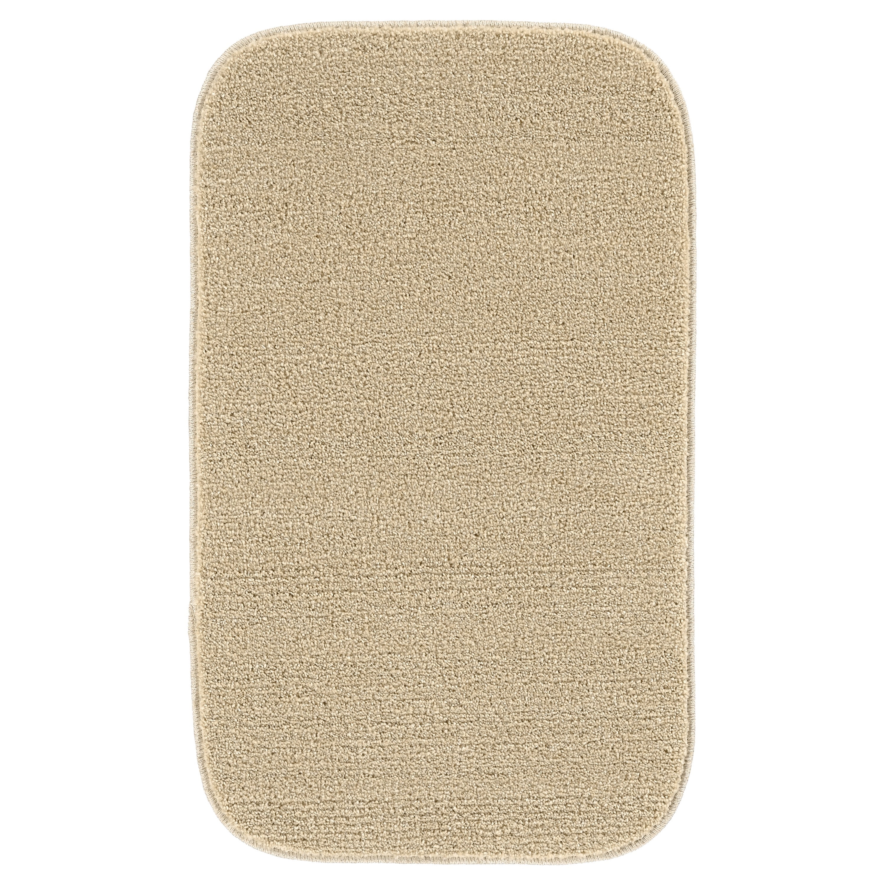 Garland Rug Sedona Washable Polypropylene Champagne Bath Rug, 21" x 34"