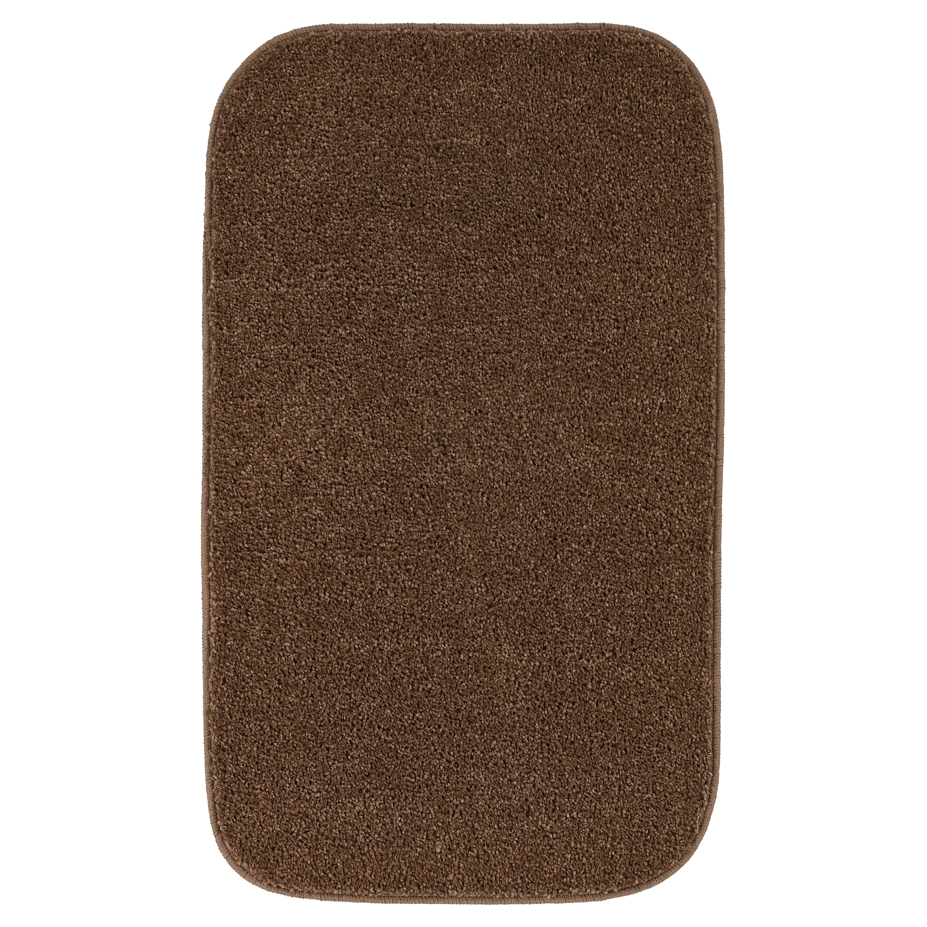 Garland Rug Sedona Washable Polypropylene Cinnamon Bath Rug, 21" x 34"
