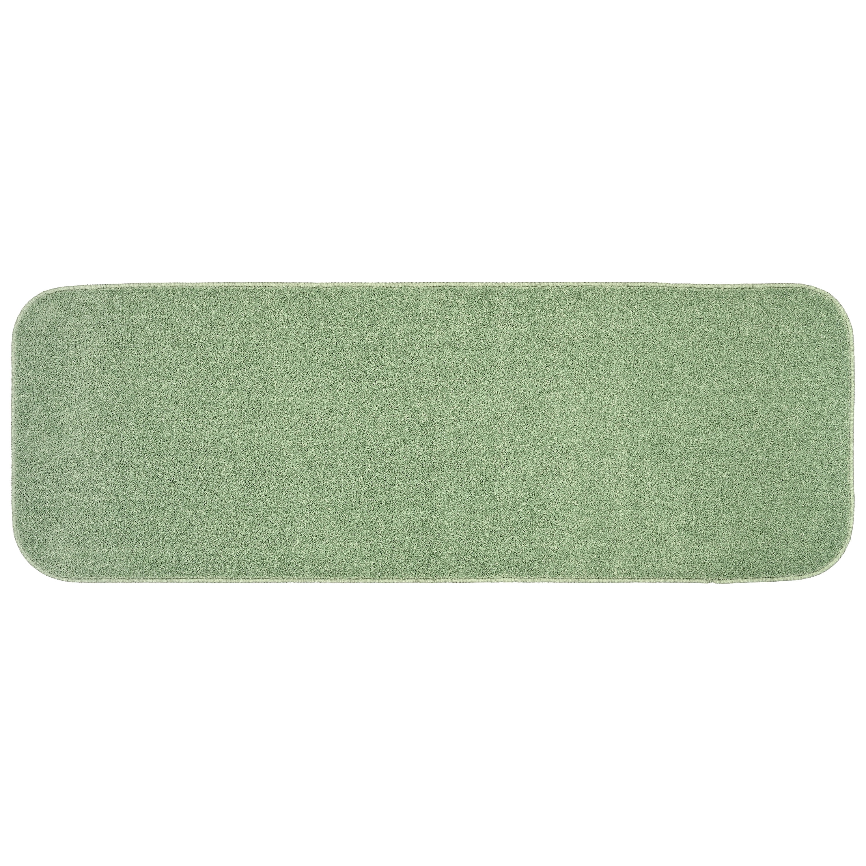 Garland Rug Sedona Washable Polypropylene Deep Fern Bathroom Runner, 22” x 60”