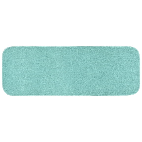 Garland Rug Sedona Washable Polypropylene Sea Foam Bathroom Runner, 22” x 60”