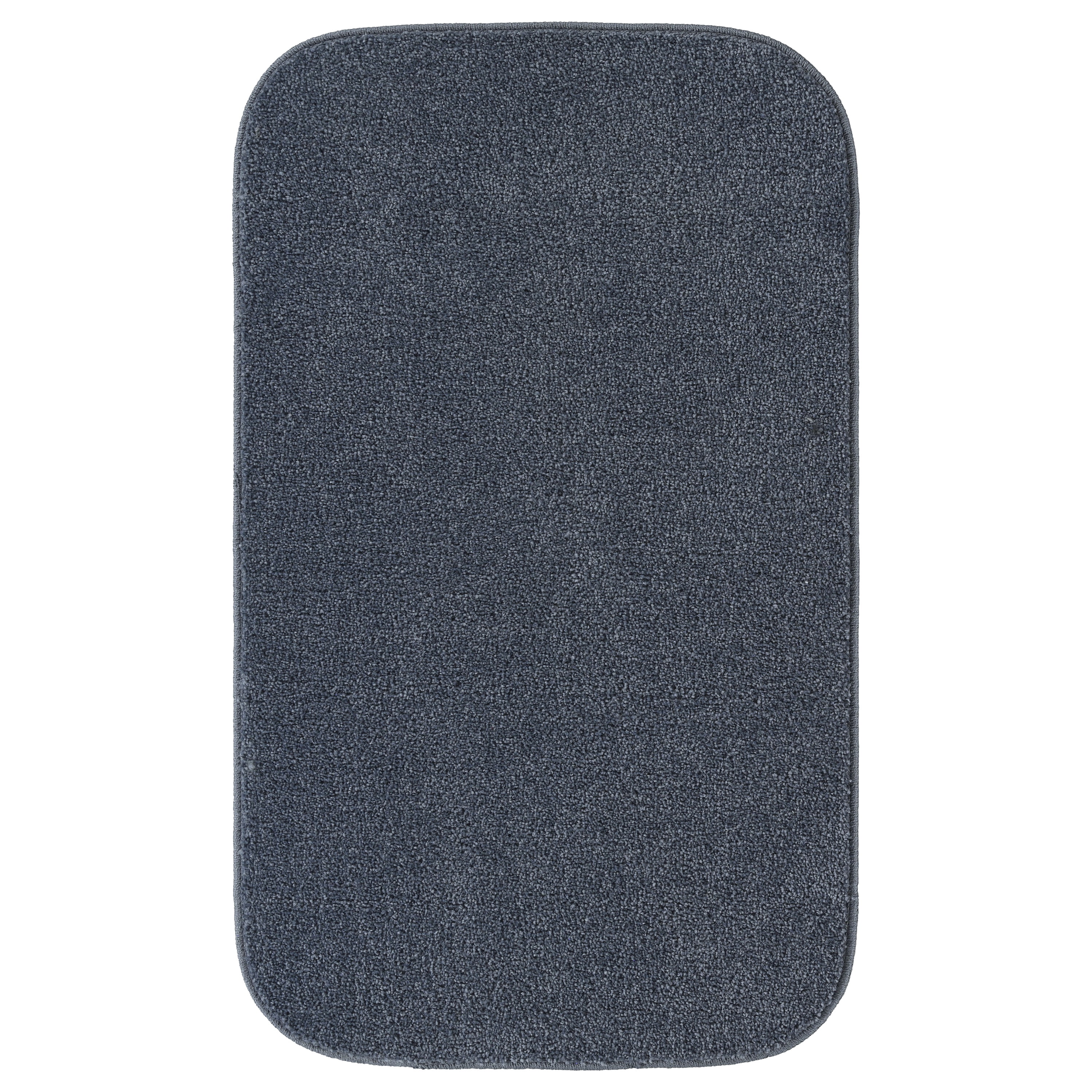 Garland Rug Sedona Washable Polypropylene Slate Blue Bath Rug, 24" x 40"