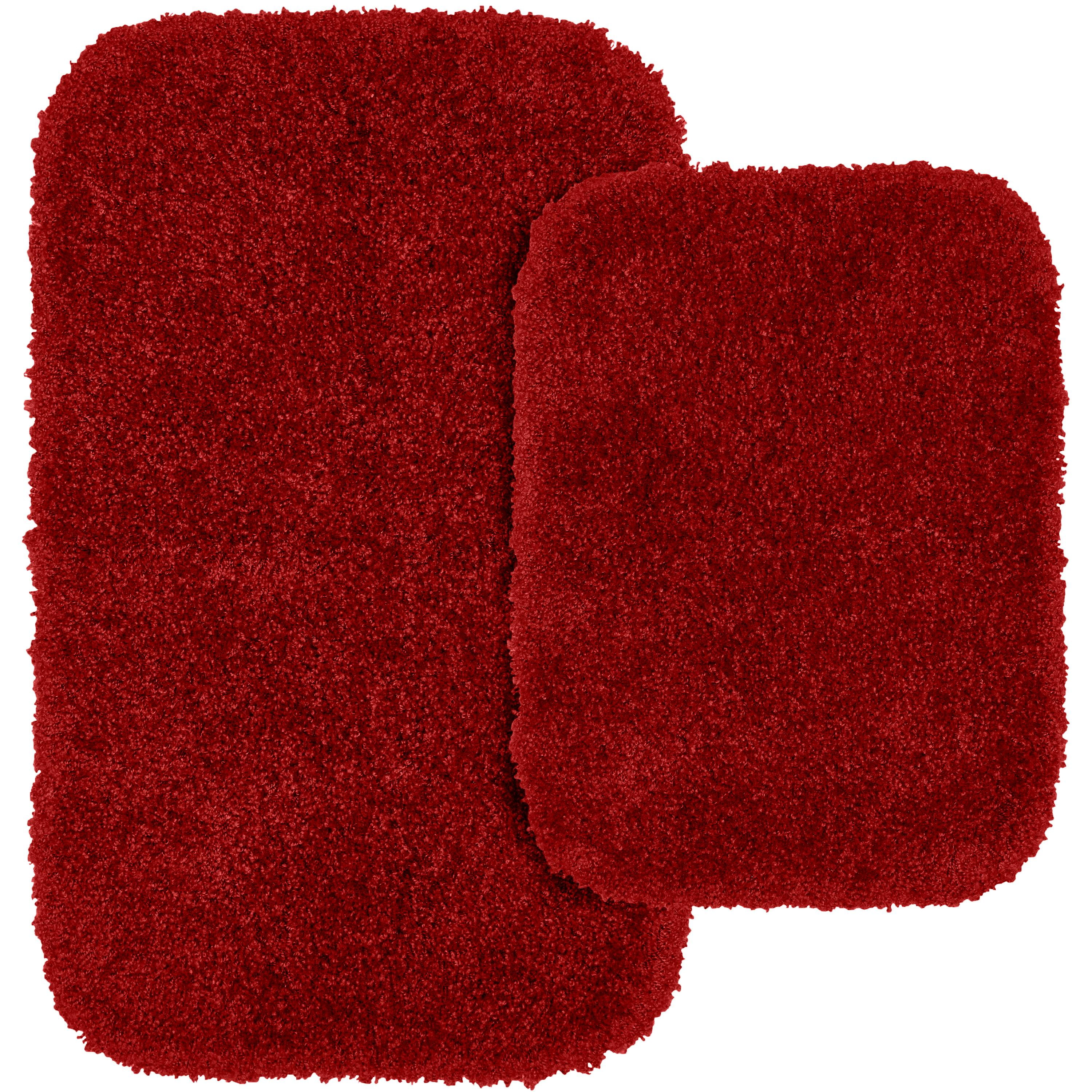 Garland Rug Serendipity 2 Piece Shaggy Nylon Washable Bathroom Rug Set