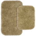 thumbnail image 1 of Garland Rug Serendipity Washable Nylon Bath Rug Set, 2 Piece Set (17"x24" Bath Rug, & 21"x34" Bath Rug) Taupe, 1 of 5