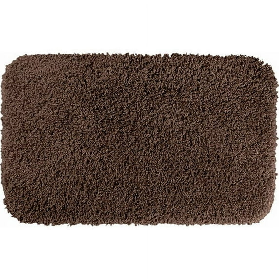 Garland Rug Serendipity Washable Nylon Chocolate Bath Rug, 30" x 50"