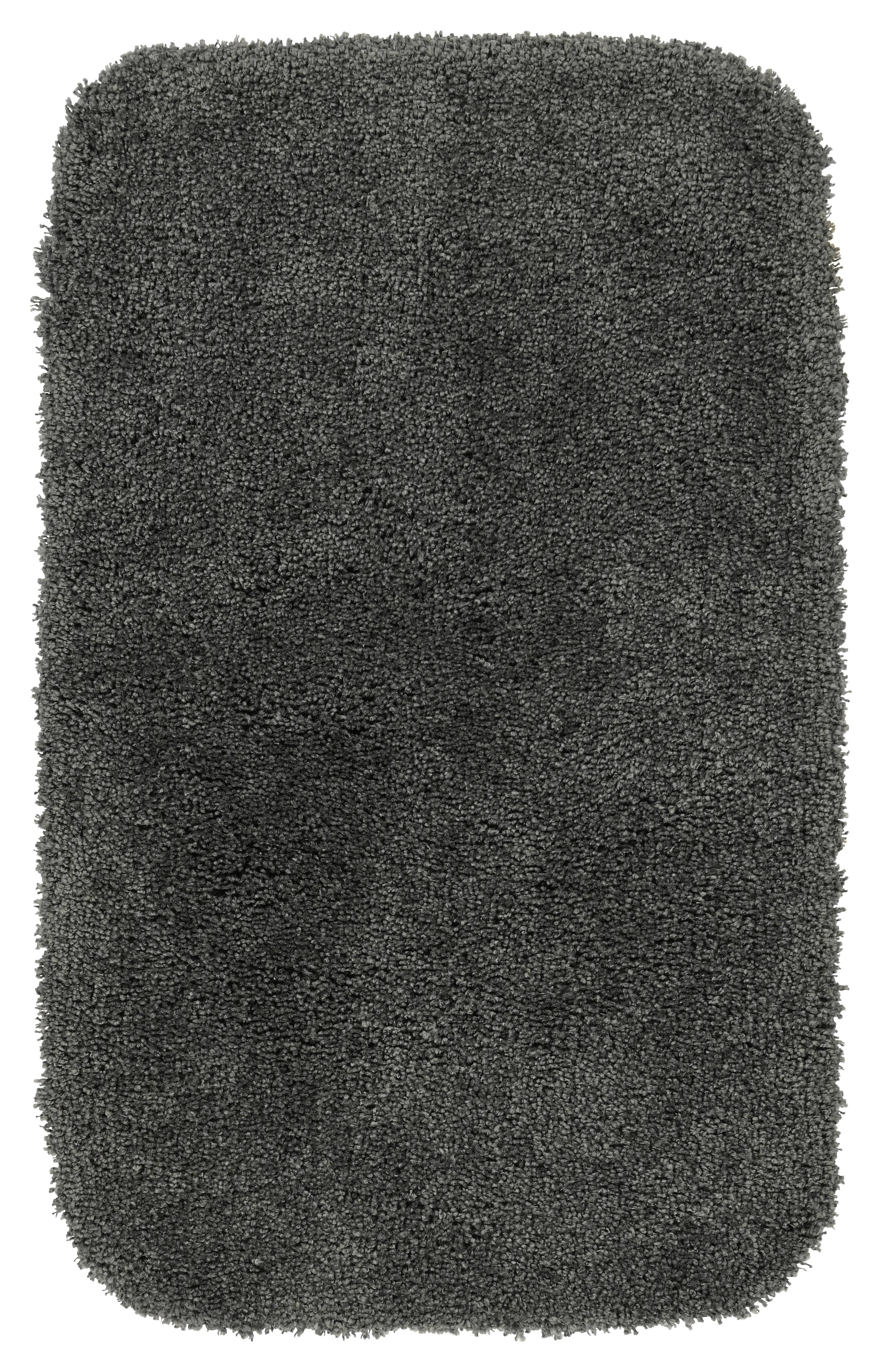 Garland Rug Serendipity Washable Nylon Dark Gray Bath Rug, 24" x 40 ...