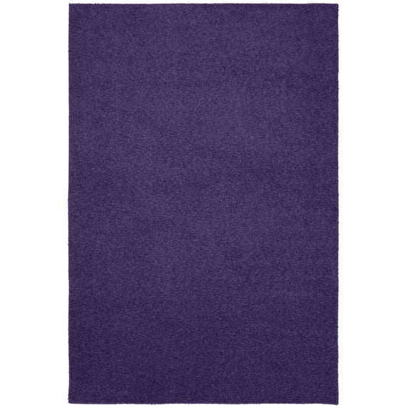Garland Rug Shazaam Shag Purple Vogue 6' x 9' Indoor Area Rug