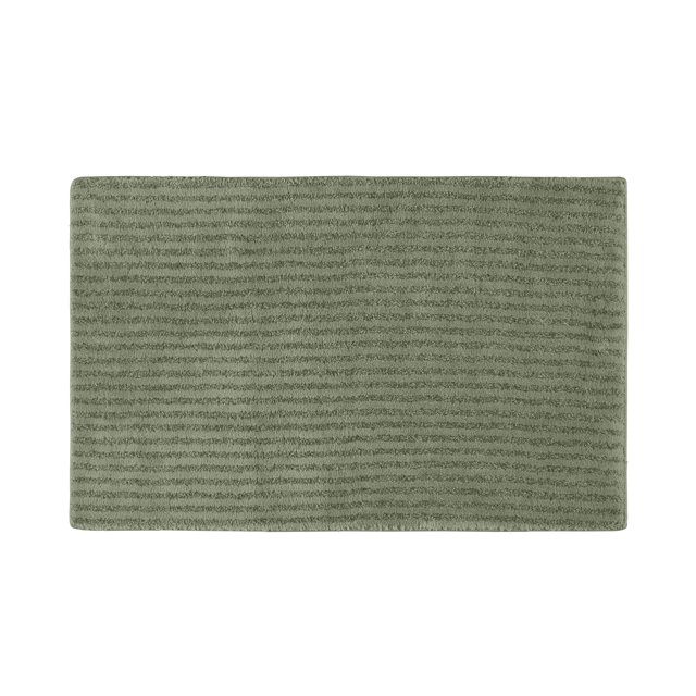 Garland Rug Sheridan 24 in. x 40 in. Plush Washable Nylon Bath Rug Deep Fern